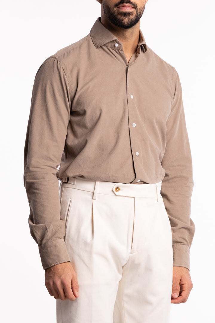 Dandylife Corduroy Shirt Beige