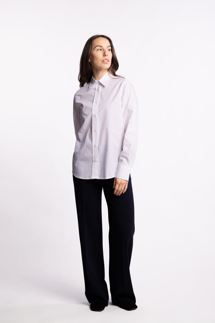 Classic Poplin Shirt- White