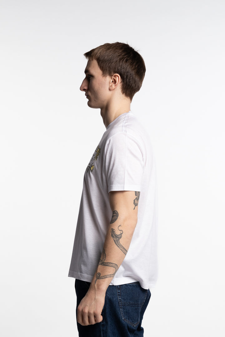 Embroided xSoft Cotton Jersey T-shirt White