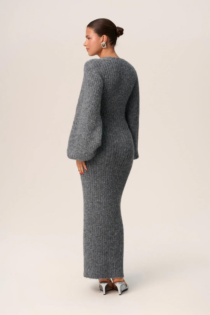 Montana Dress- Grey Melange