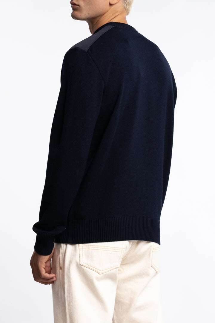 Wool Crew Neck Navy