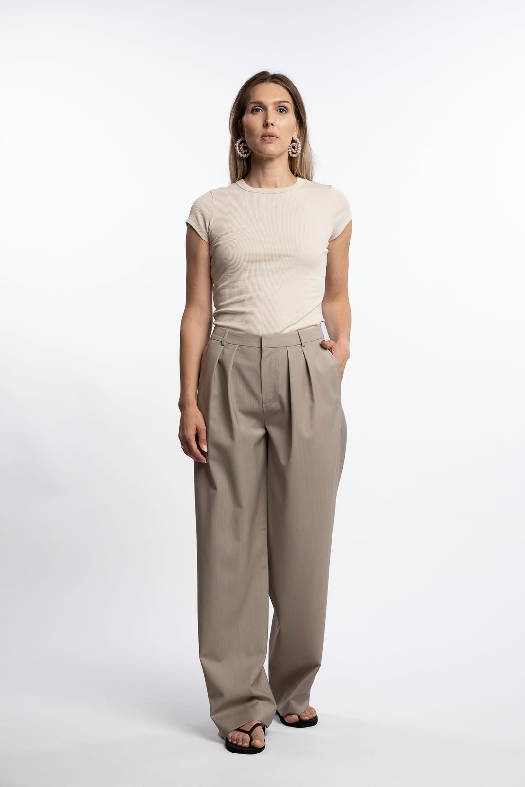 Monaco Pant- Pebble