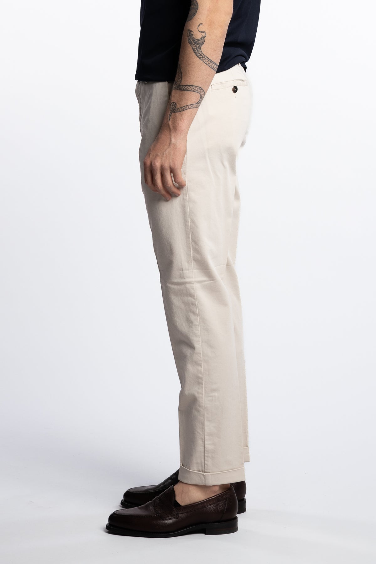Cotton/Stretch Pant Beige