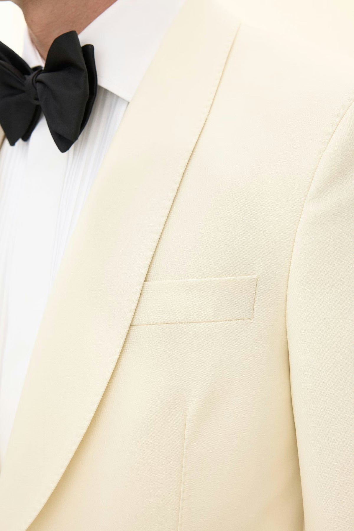 Figaro Tuxedo Blazer Off White