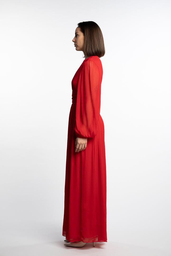 Riviera Dress - Poppy Red