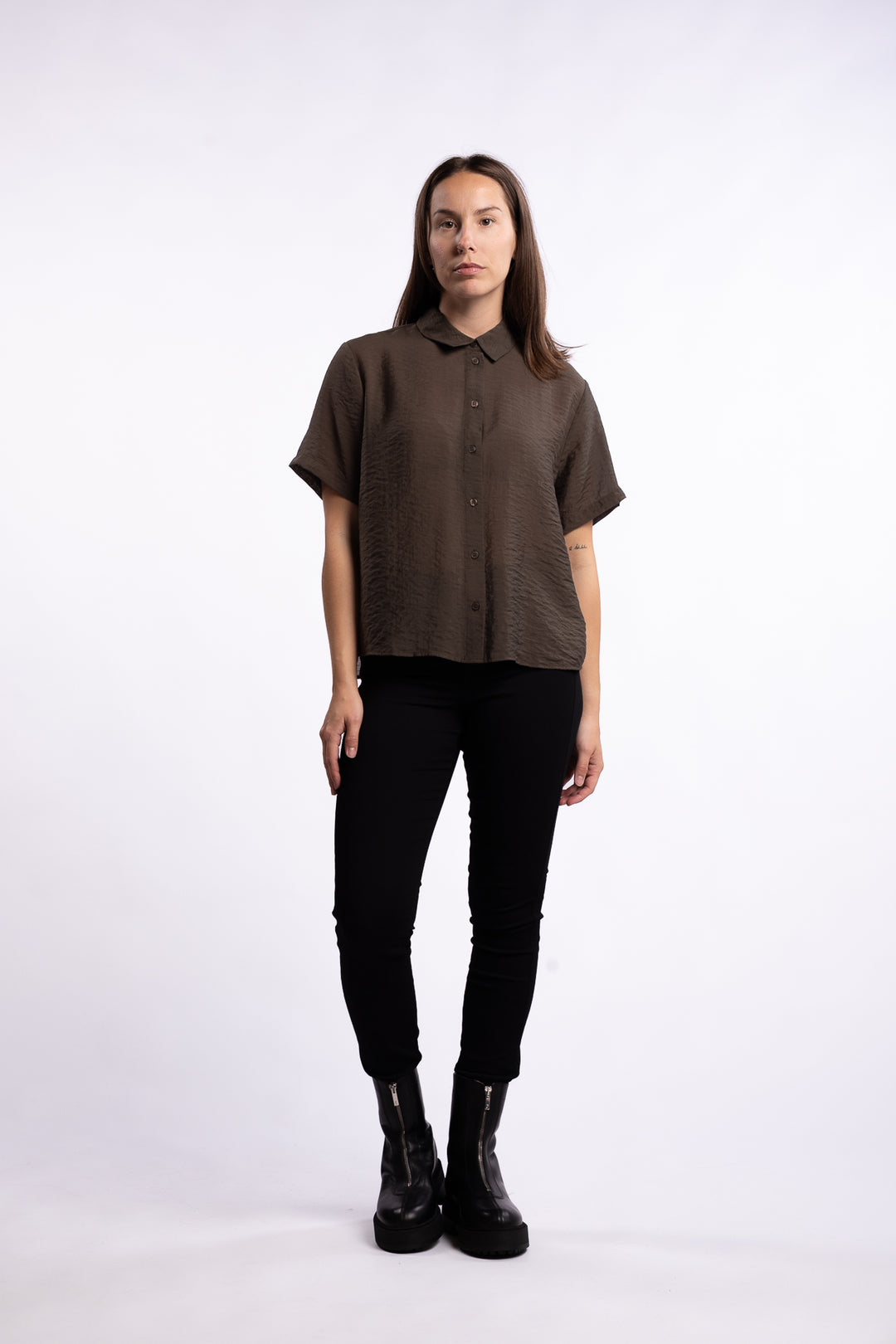 Saminna SS Shirt 15754 - Deep Forest