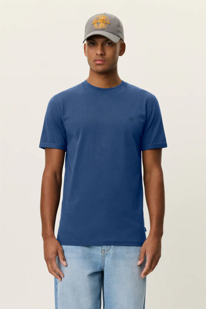 Nørregaard Contrast T-shirt Dark Denim Blue