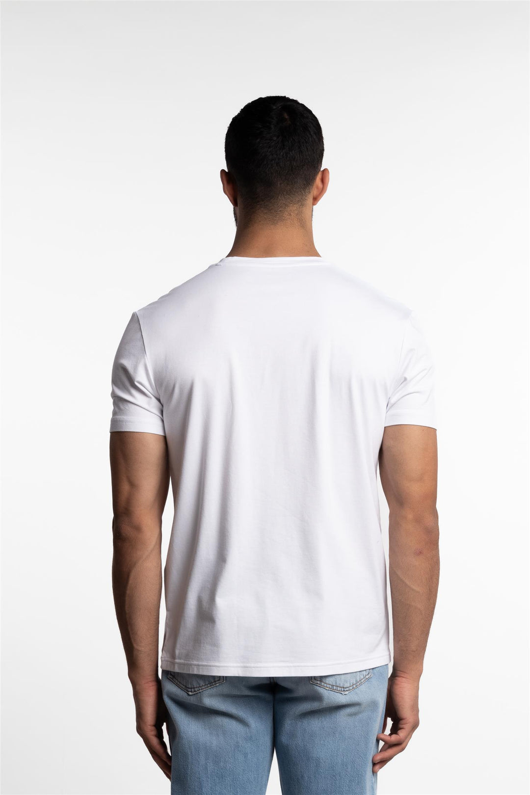 Bamboo/Cotton Crew Neck T-shirt White