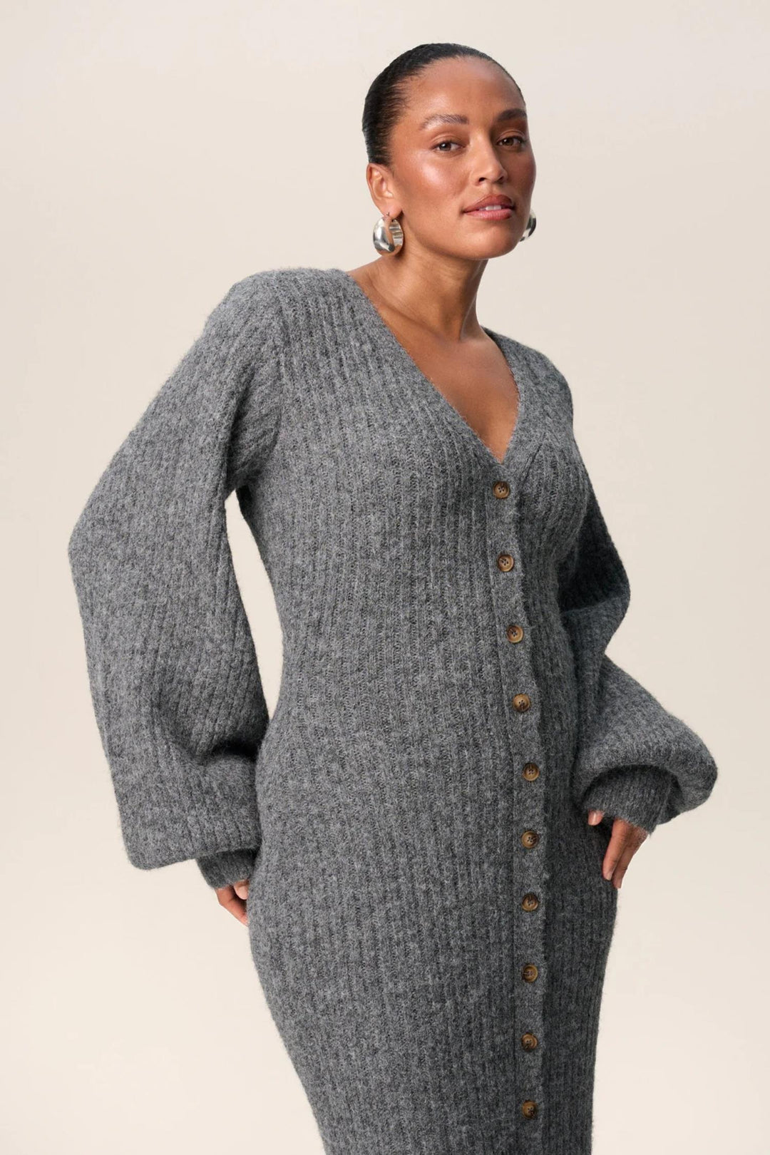Montana Dress- Grey Melange