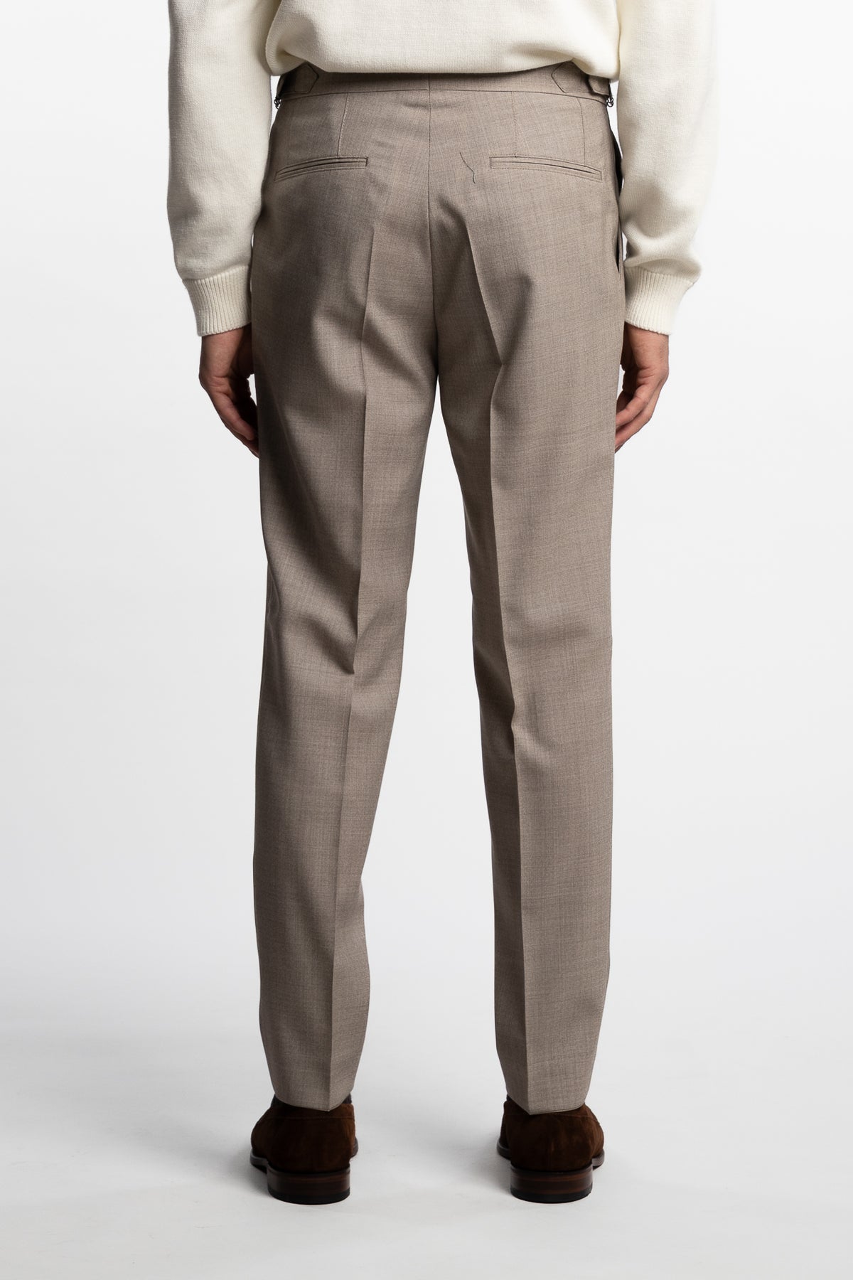 Prato Regular Fit Trousers Brown Desert