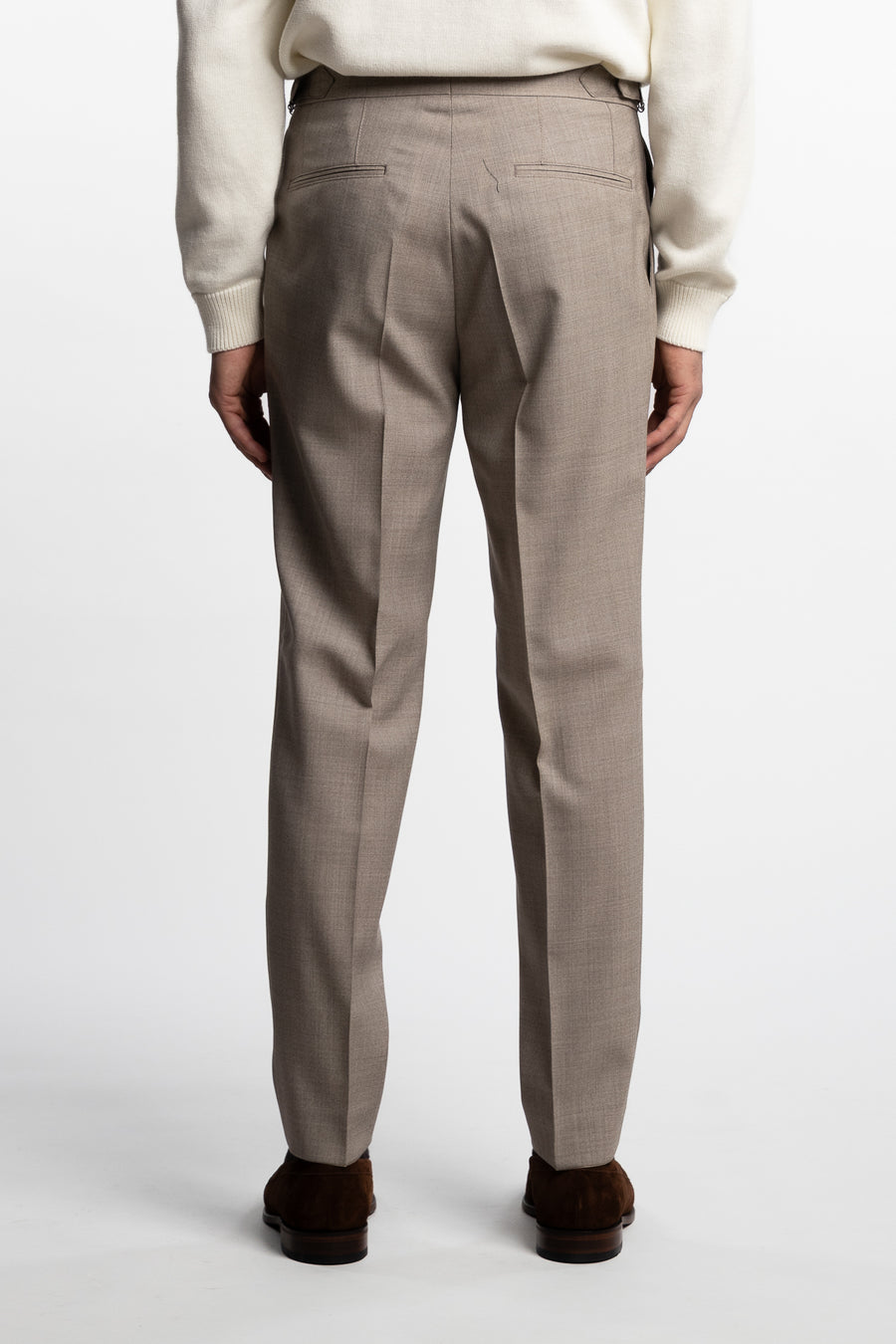 Prato Regular Fit Trousers Brown Desert