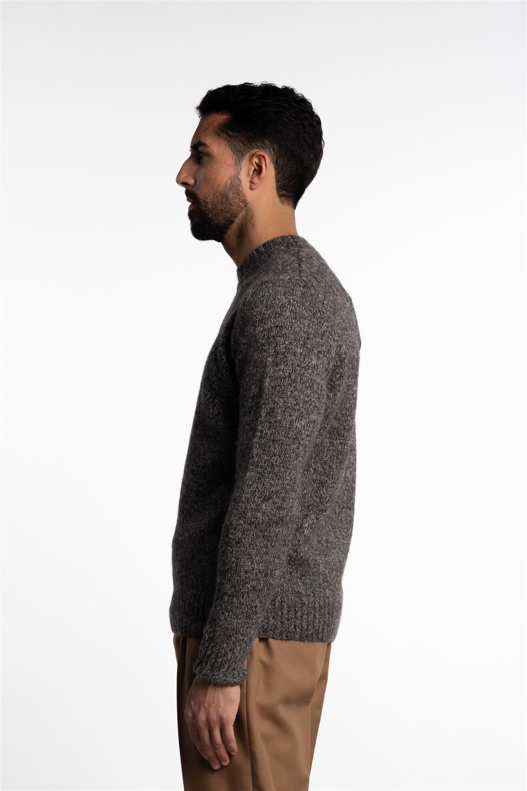 Knitted Alpaca Sweater Beige