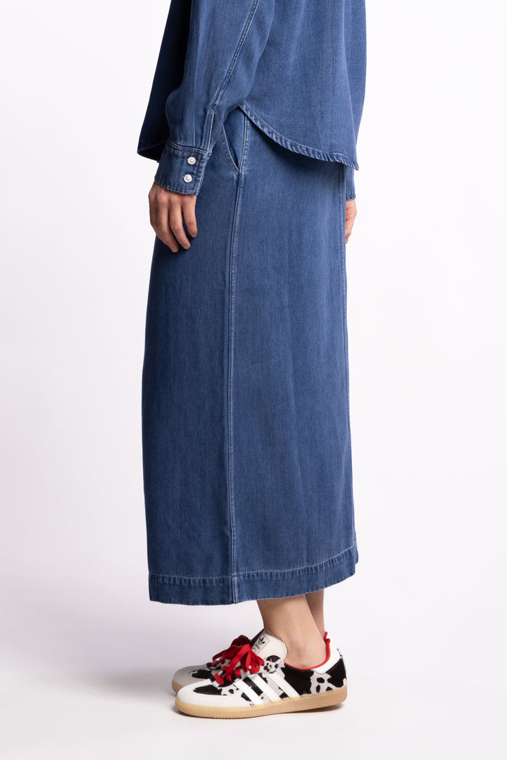 Satoves Skirt 15645 - Medium Denim Blue