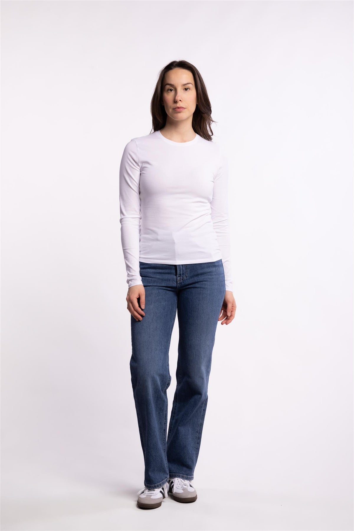 Saesme LS T-Shirt 16122- White
