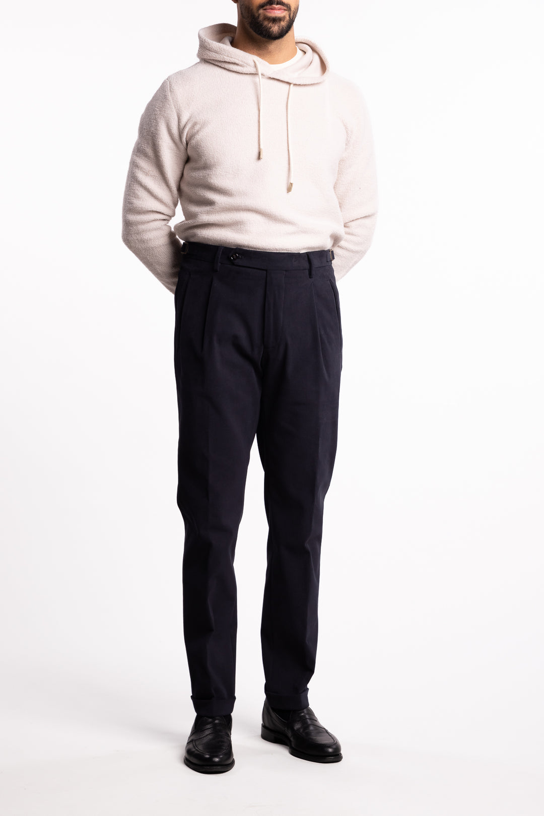 Retrolong Soft Cotton Stretch Navy