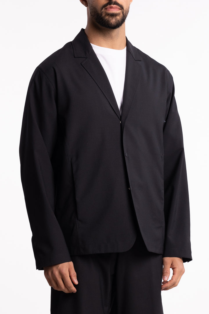 Laminar Woven Jacket Black