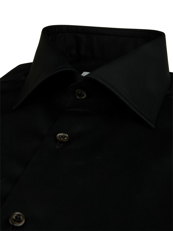 Regular Twill Shirt Black
