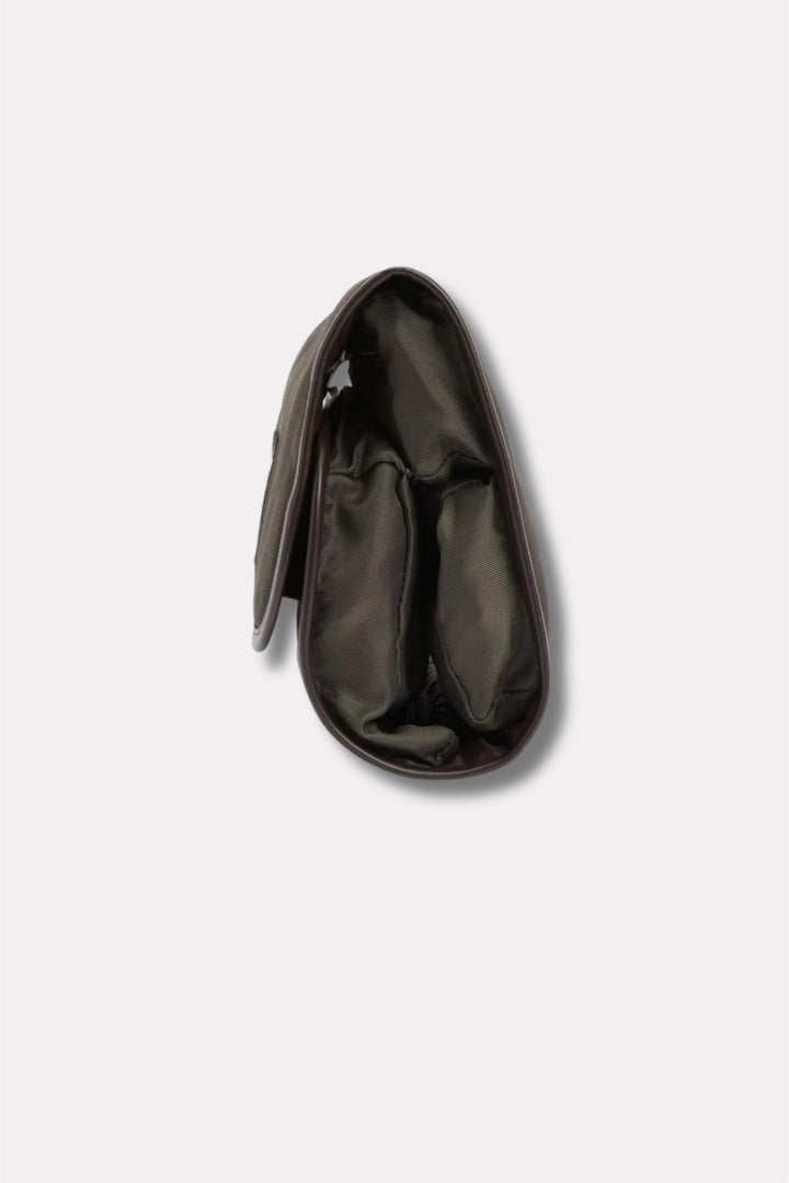 Wax Hanging Washbag Olive/Beacon