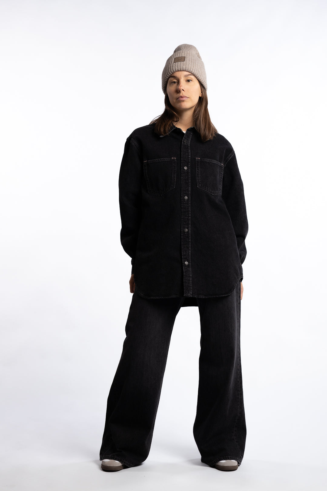 Denim Shirt- Black