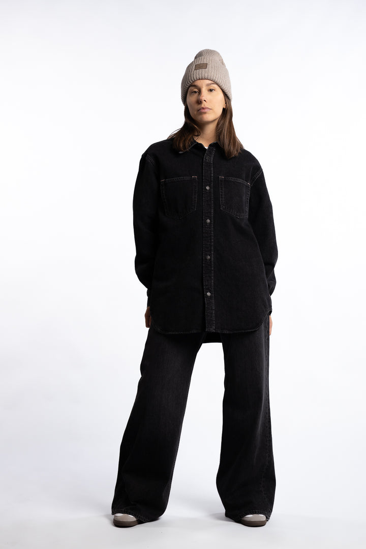 Denim Shirt- Black