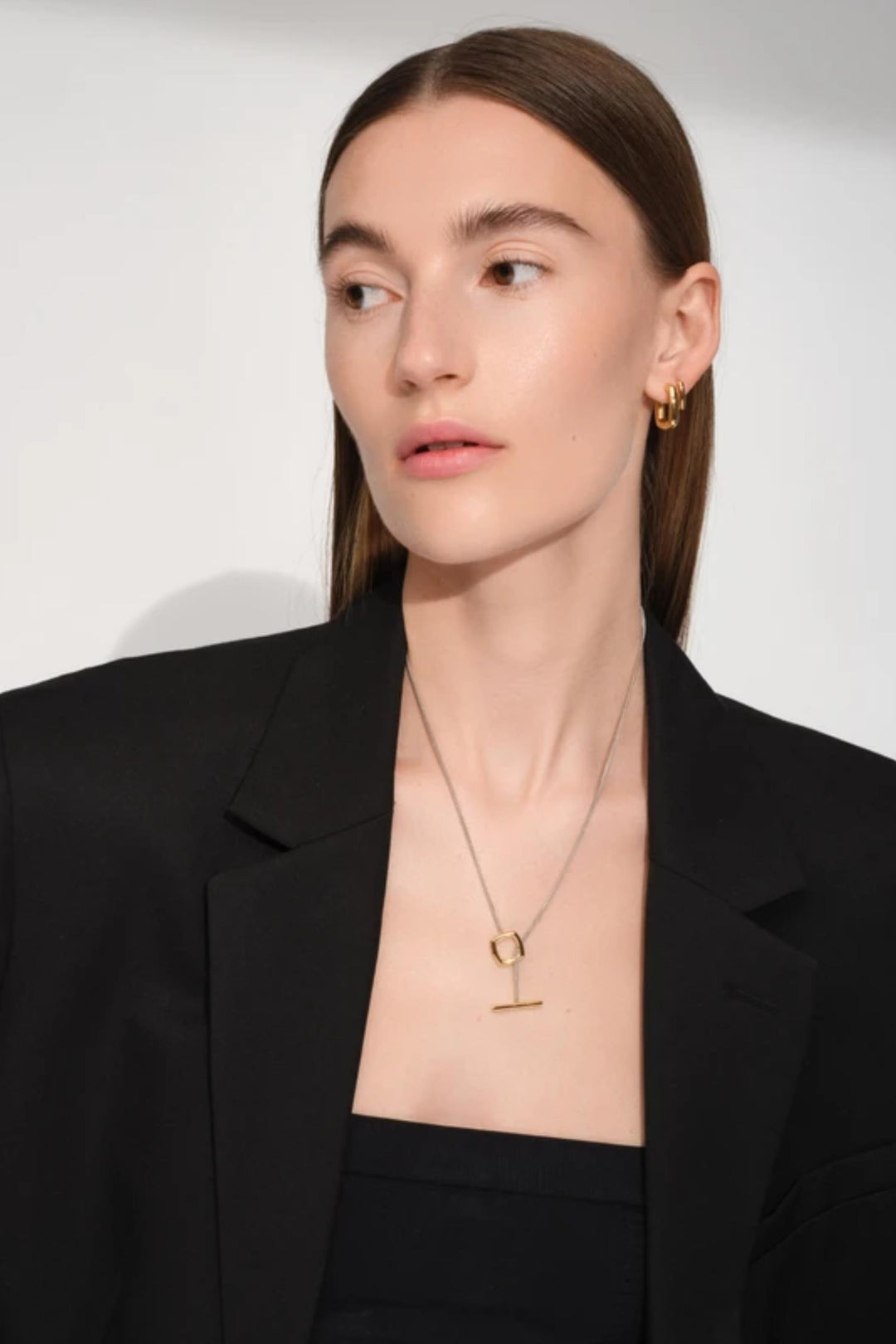 Frame Pedant Duo 20,5" - 18K Gold