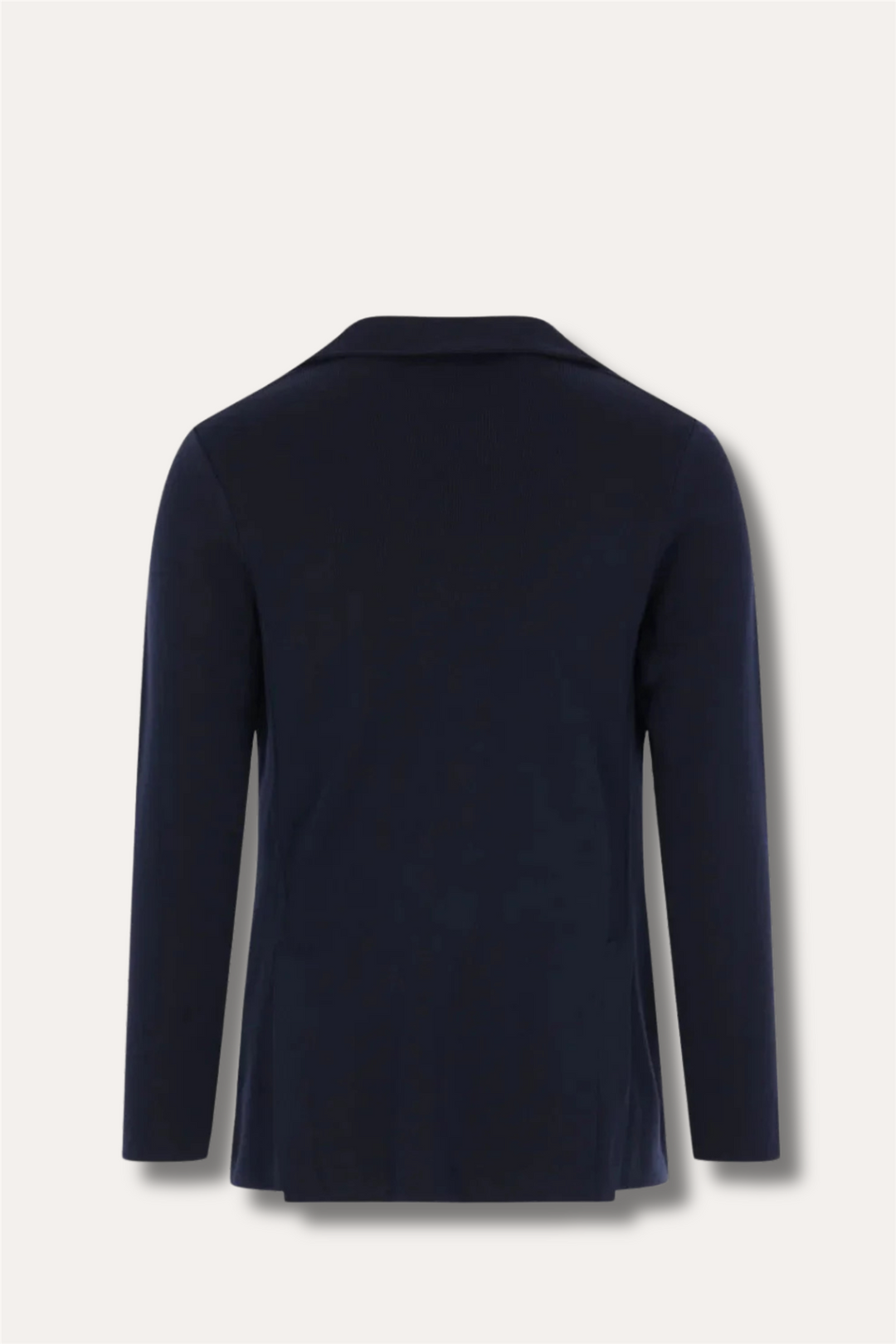 Knitted Cotton Jacket Navy