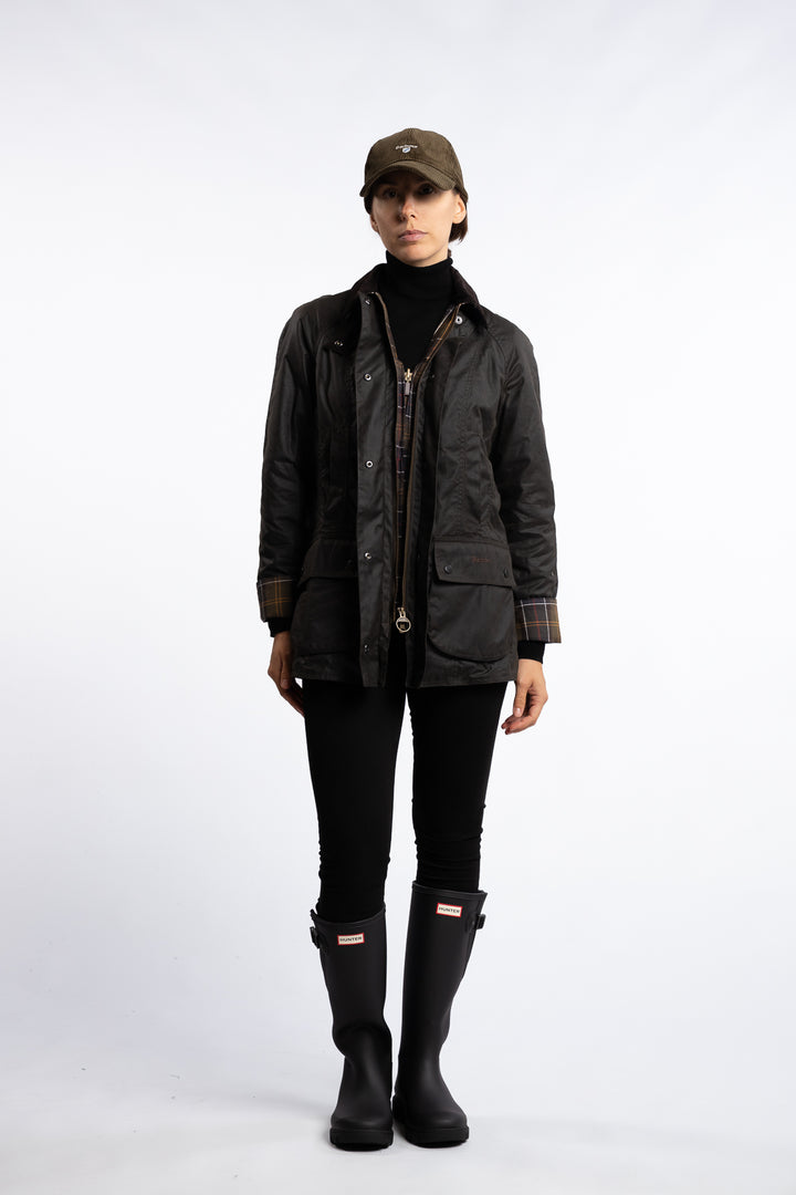 Classic Beadnell Wax Jacket Sage