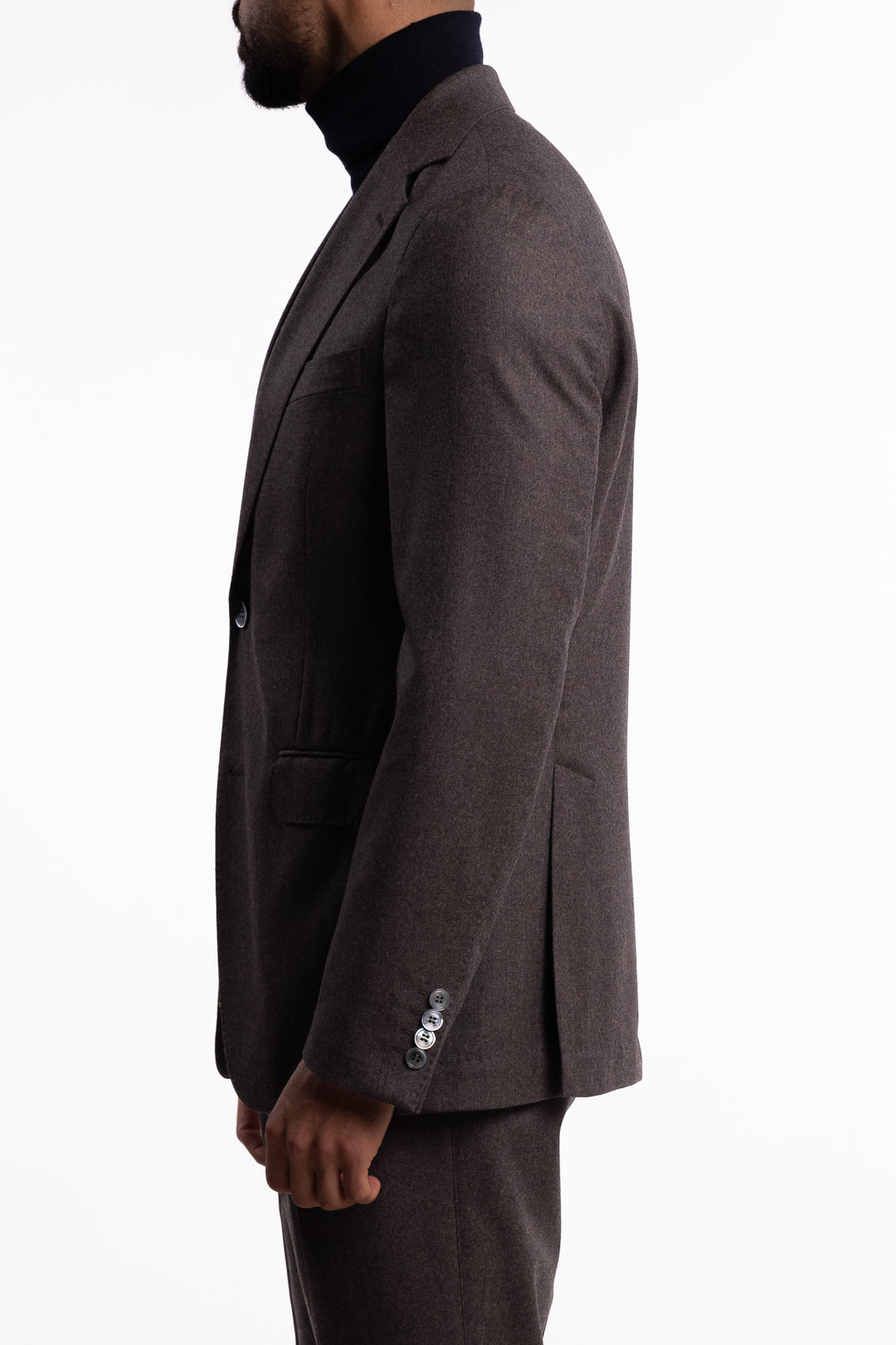 New Sienna Flanell Blazer Brown