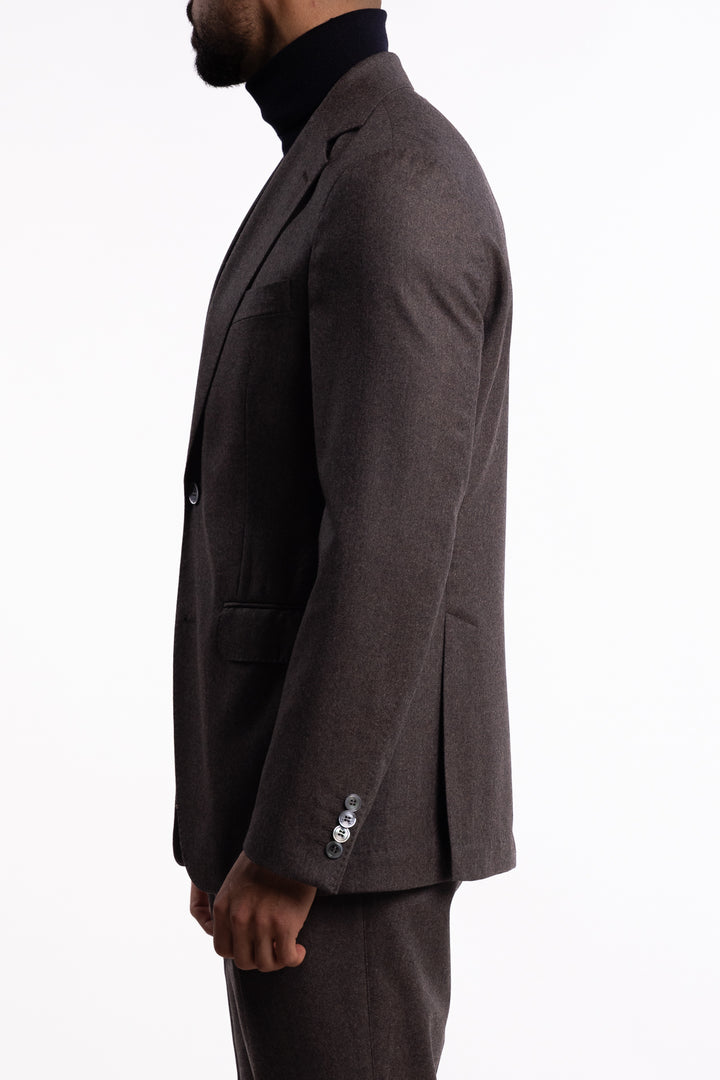 New Sienna Flanell Blazer Brown