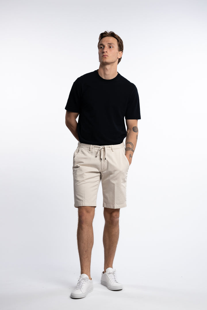 Cotton/Elastan Shorts Beige