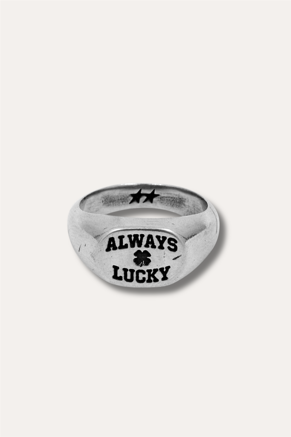 Always Lucky Signet Silver