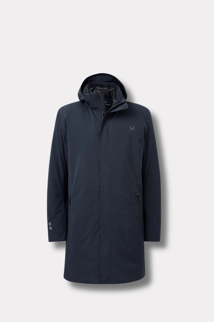 Black Storm Coat Navy