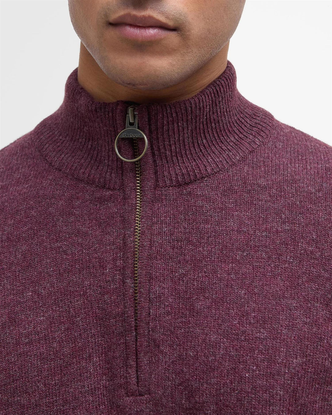 Holden Half Zip Jumper Ruby Marl