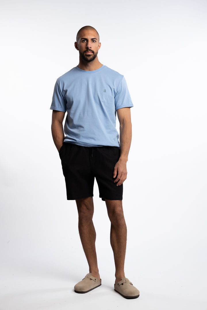 Otto Linen Shorts Black