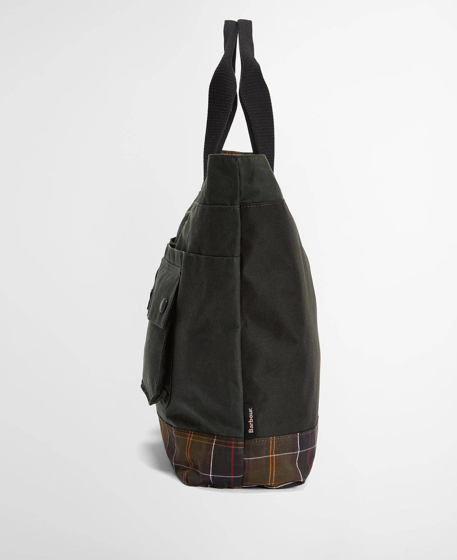 Field Wax Tote Bag Sage Classic
