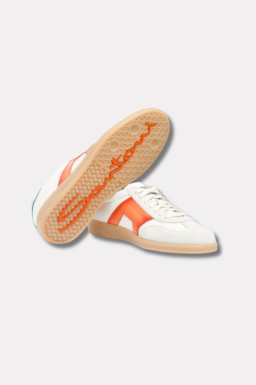 DBS Olympic Leather Sneaker Green/White/Orange