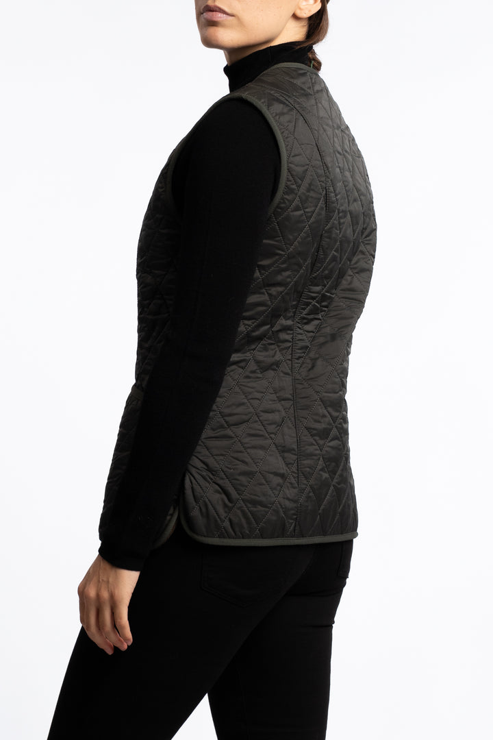 Betty Fleece Vest- Olive