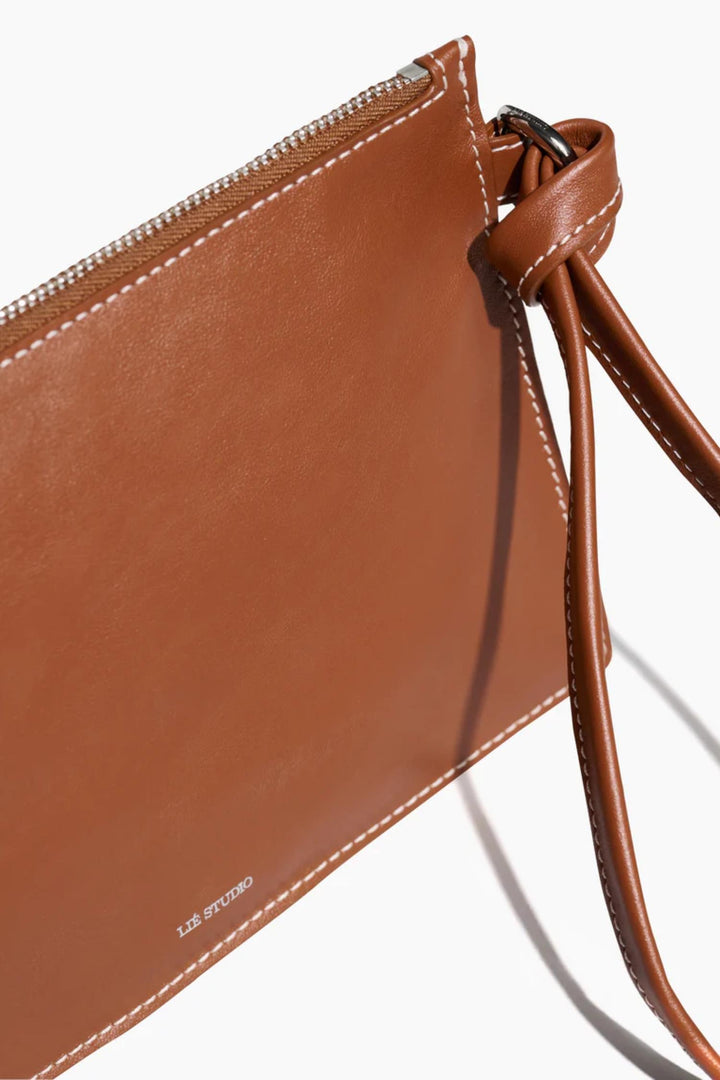 The Charlie Clutch- Toffee Brown