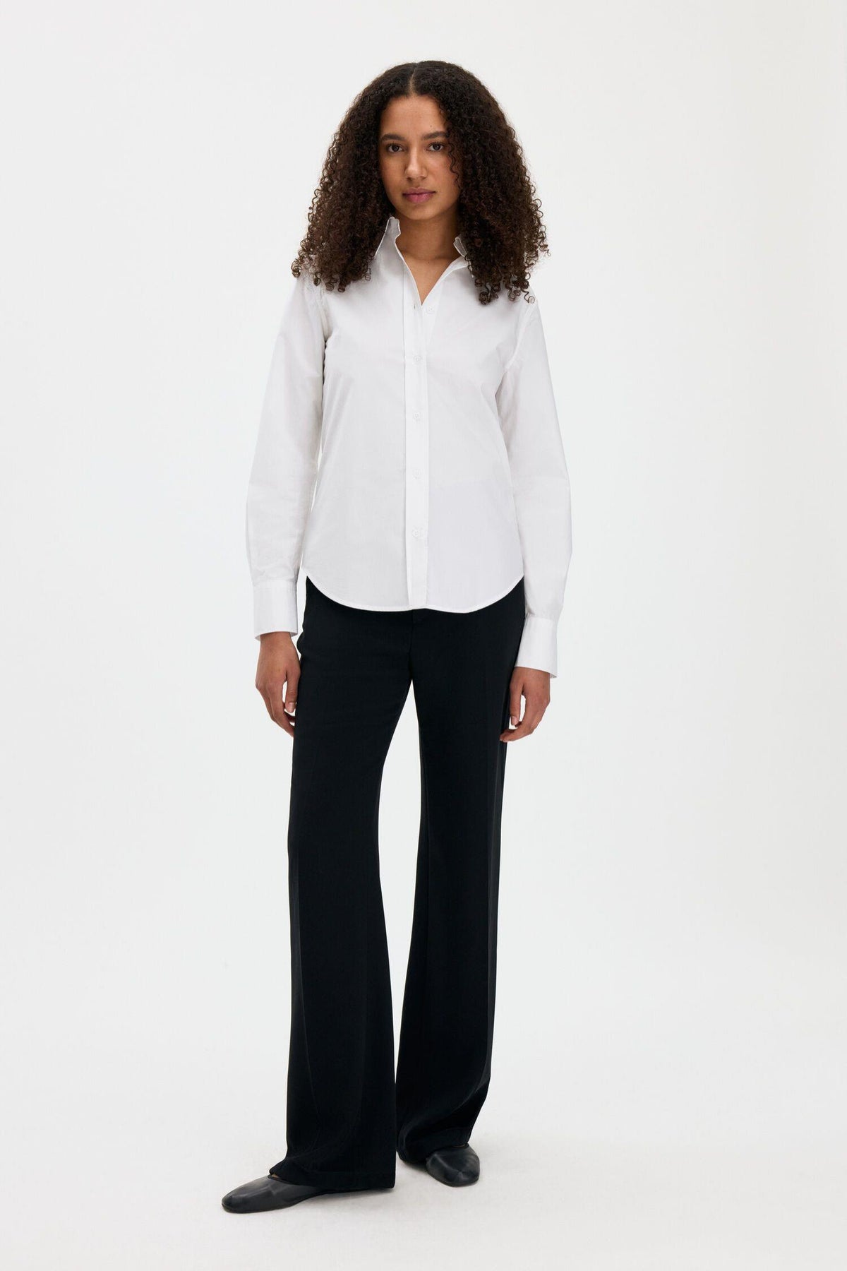 Classic Poplin Shirt- White