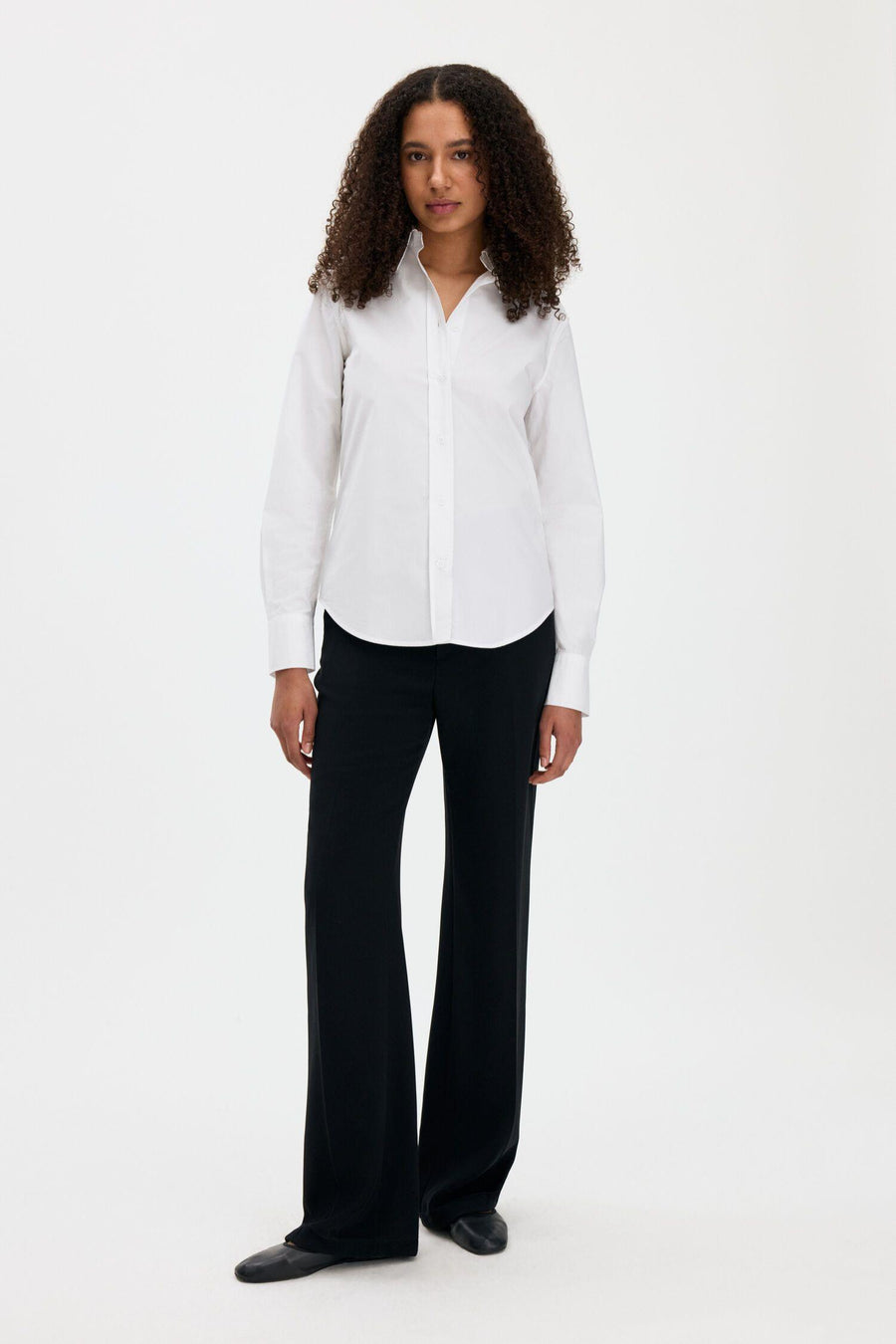 Classic Poplin Shirt- White