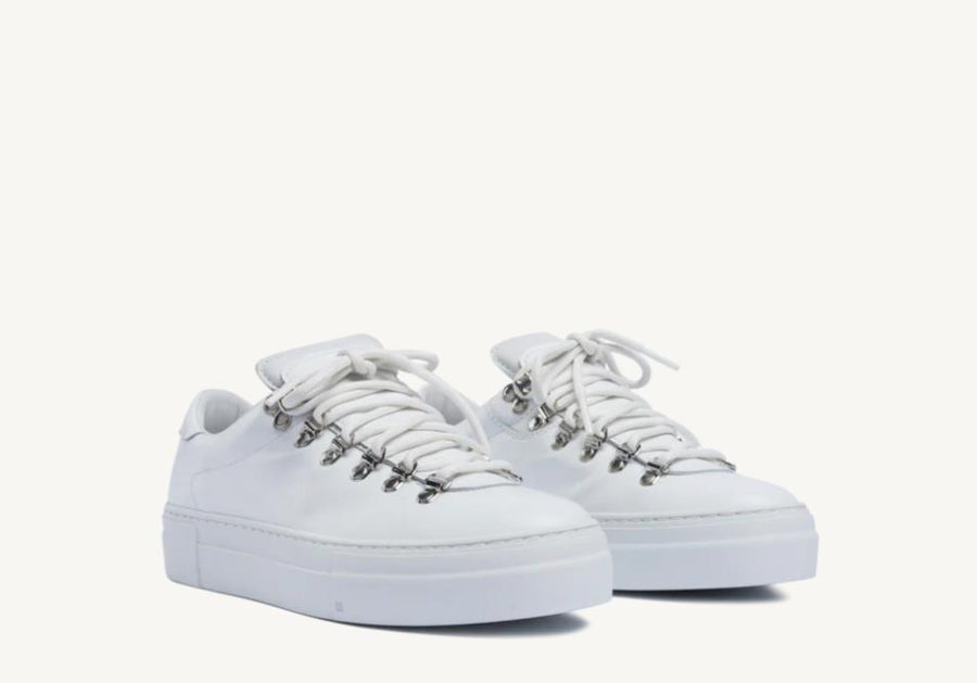 Women's Marostica Low Platform- White Nappa