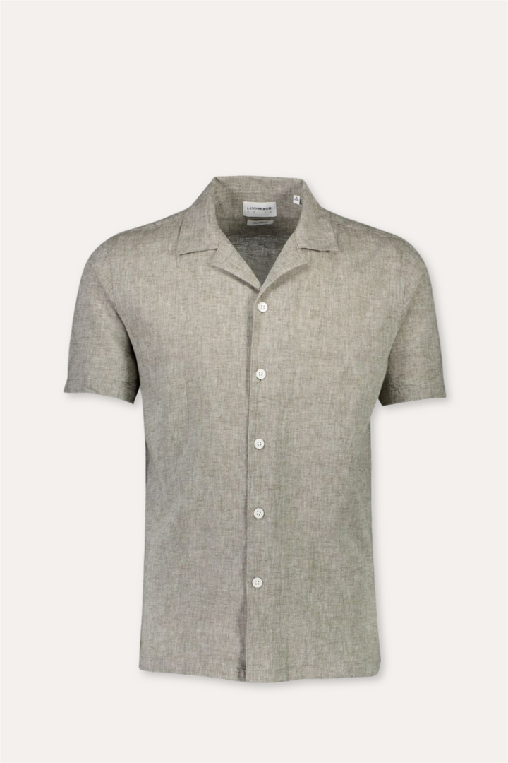 Casual Linen Blend Resort S/S Army