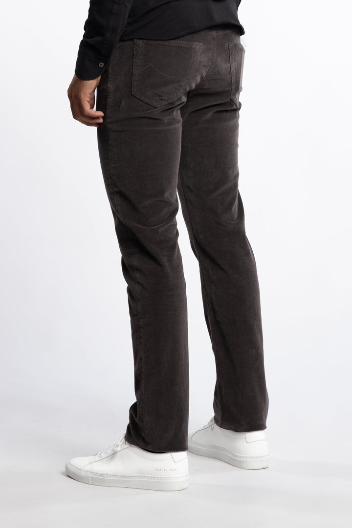 Bard Corduroy Slim Fit Trousers Grey