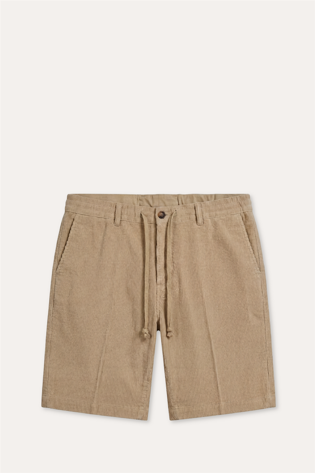 Cotton/Stretch Corduroy Shorts Sand