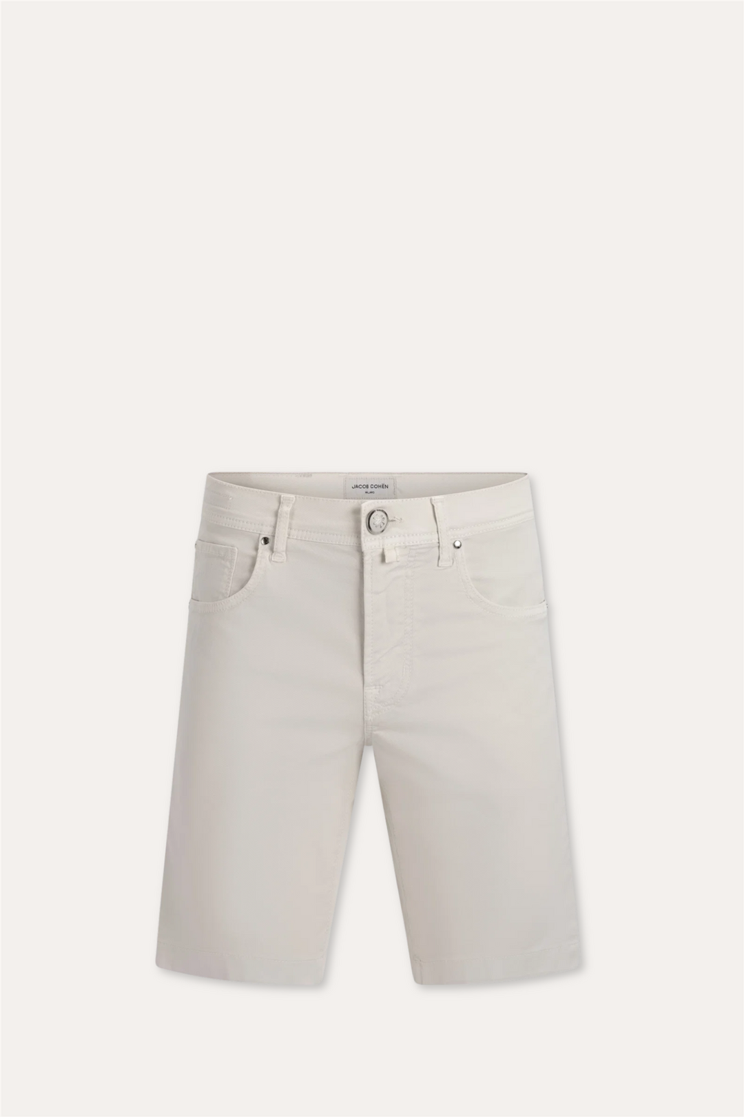 Nicolas Slim Fit Bermuda Off White