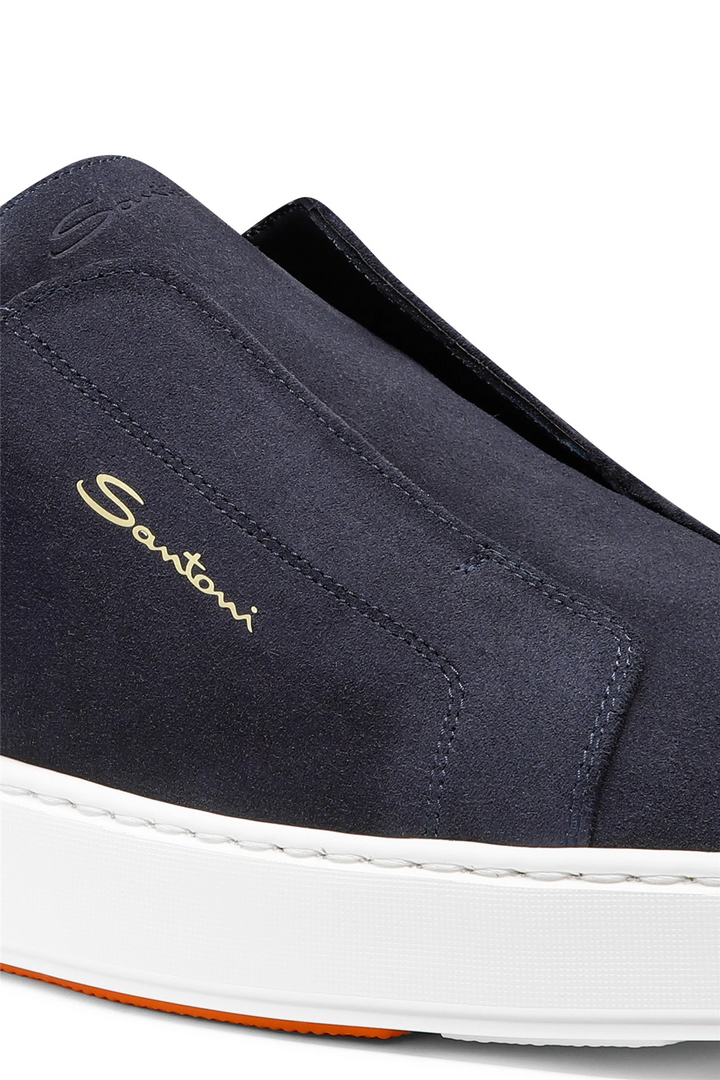 Victory Slip-On Sneaker Suede Blue
