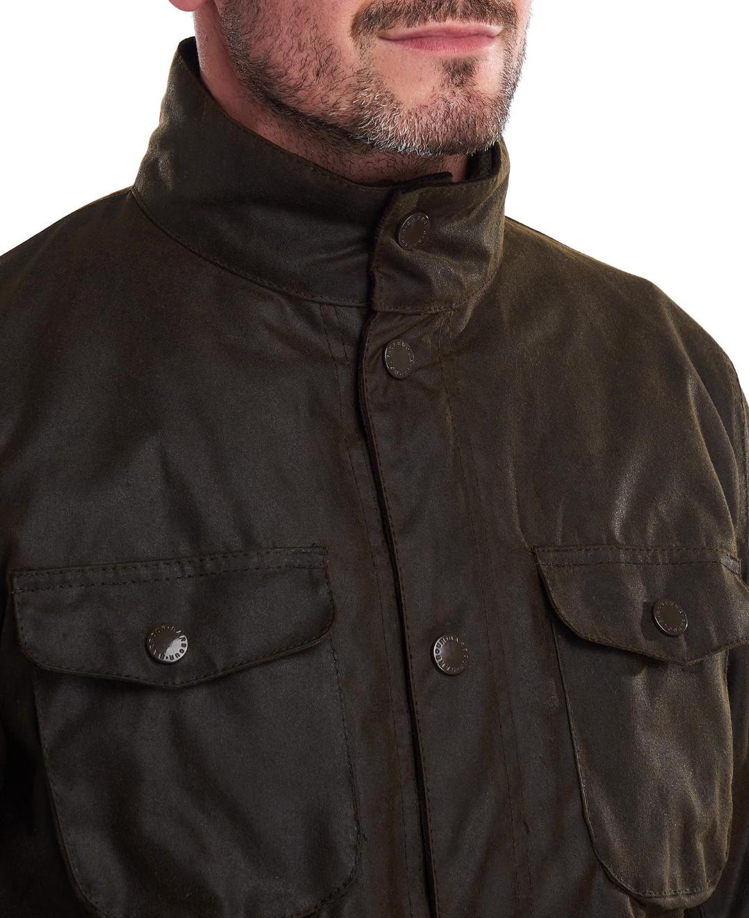 Ogston Wax Jacket Olive-Ytterjakker-Bogartstore
