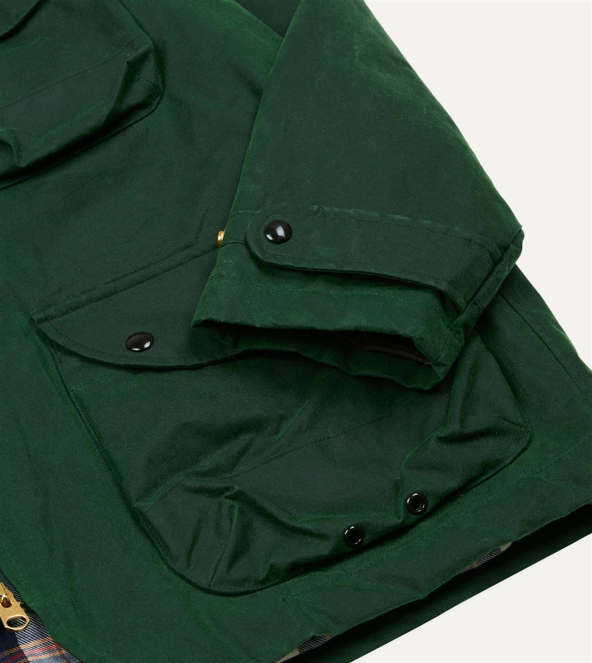 Waxed Coverall Emerald Green