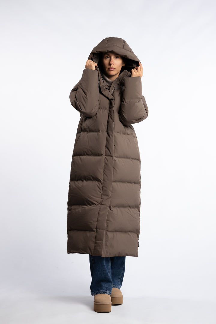 Glittertind Down Jacket- Taupe