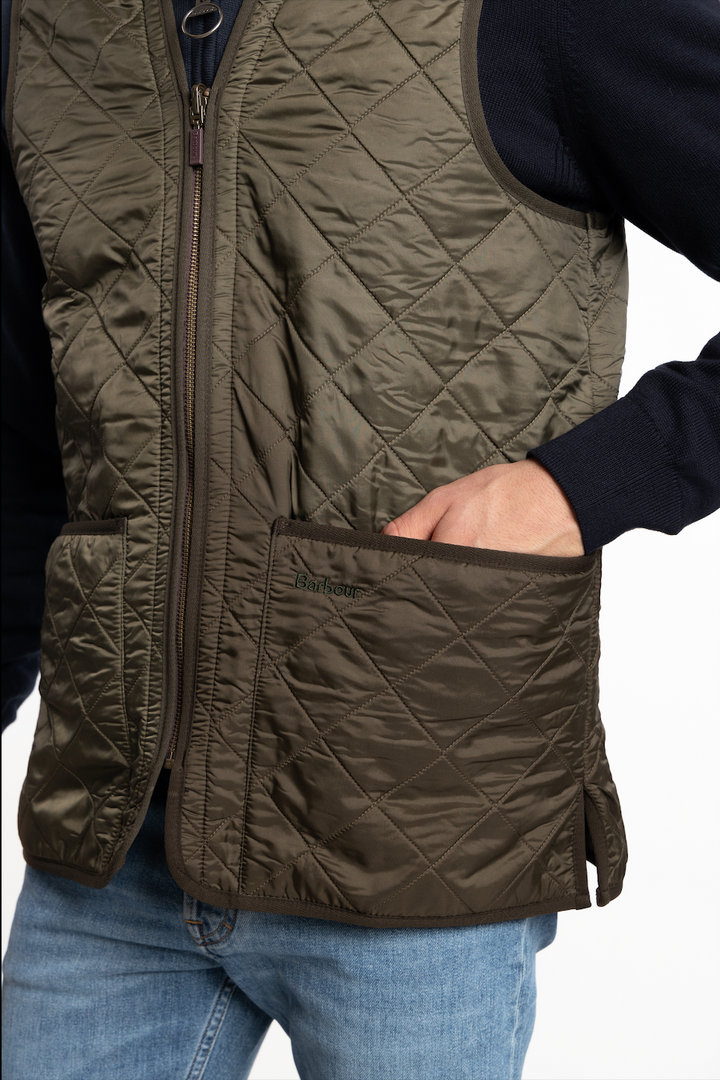 Polarquilt Waistcoat/Zip-In Liner Olive